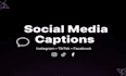 write engaging social media captions