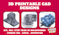 design create repair fix modify custom stl step file for 3d printing
