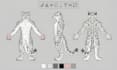 draw custom furry fursona character design, protogen, and full reference sheet