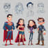 create cartoon characters and superhero