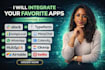 do slack whatsapp gohighlevel typeform airtable notion claude twilio integration