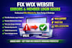 fix wix website member login problems correct error store design redesign