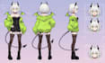 draw your vtuber model live2d vtuber avatar rigging vtuber character commission