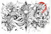make anime tattoo design