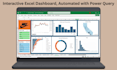 create an interactive excel dashboard with power query automation