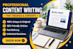 write high quality content writing  services