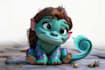 create images inspired by disney pixar style