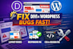 fix divi layout issues, responsive and CSS problems