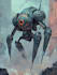 illustrate high quality futuristic mecha designs