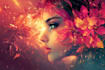 create a beautiful digital illustration