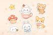 create simple cute and kawaii stickers
