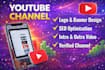 create and setup youtube channel