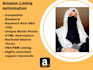 do amazon listing SEO and product description optimization