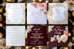elegant wedding invitation card design