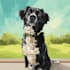 draw a cartoon pet portrait from photo