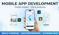 build mobile app development android ios app development, flutter developer