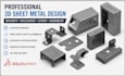 create 3d sheet metal designs, flat patterns and dxf files