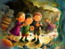 draw professional bright learning children book illustration