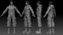 create stylized 3d character clean topology