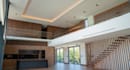model modern architecture building, cgi interior layout,villa exterior rendering