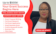 grant write grant proposal for nonprofit, small business, research, apply grants