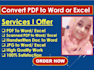 create, edit, format and design ms word document, word template
