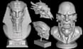 sculpt 3d realistic head bust model 3d face model 3d face sculpt for 3d printing