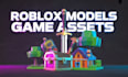 design professional roblox game assets, models, and props