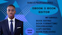 professional do book editing, book formatting , proofreading for amazon KDP
