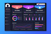 create an admin dashboard, web dashboard, or dashboard development