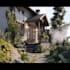 make a exterior landscape 2d rendering