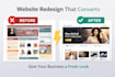 design a professional wordpress website with elementor