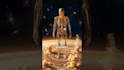 create a cinematic skeleton shot video or spooky skeleton animation