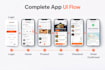 convert figma to flutter app UI with API integration