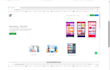 build a responsive react website with modern UI design