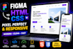 convert figma to responsive HTML CSS website