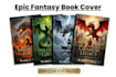 design epic fantasy book cover for amazon kdp