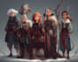 desing your dnd group party illustration