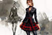 create a professional commercial fashion sketch