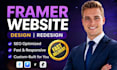 build framer website design, develop framer website design as framer developer