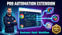 build a chrome extension with advanced automation and API integration