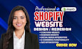 build shopify website, design or redesign shopify store, dropshipping store