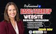 basic website, basic wordpress website, simple page web, professional website