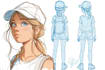 sketch your cartoon character