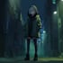 an background anime any in style