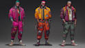 make a cyberpunk character art