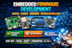 develop embedded firmware for esp32, stm32, arduino and microcontrollers