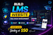 create a full stack lms website with course dashboard and payment system