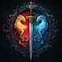 draw a fantasy, rpg, sci fi, steam game logo