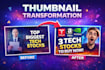 design high CTR youtube thumbnail designs